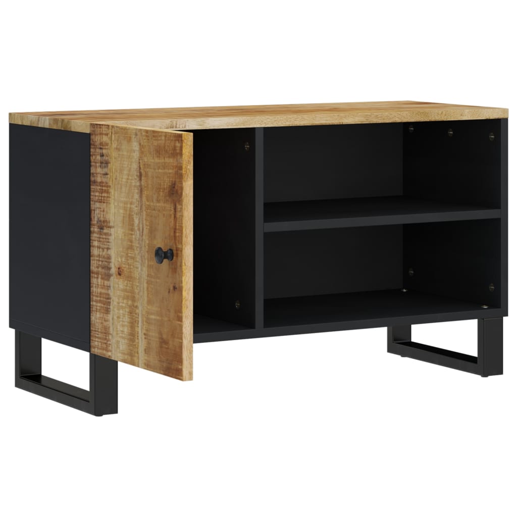 vidaXL Meuble TV 80x33x46 cm bois de manguier et d'ingénierie