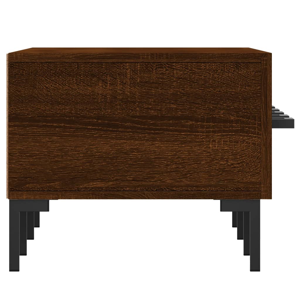 vidaXL Meuble TV chêne marron 150x36x30 cm bois d'ingénierie