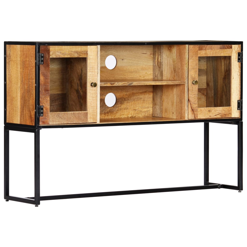 vidaXL Meuble TV 120x30x75 cm Bois de récupération massif