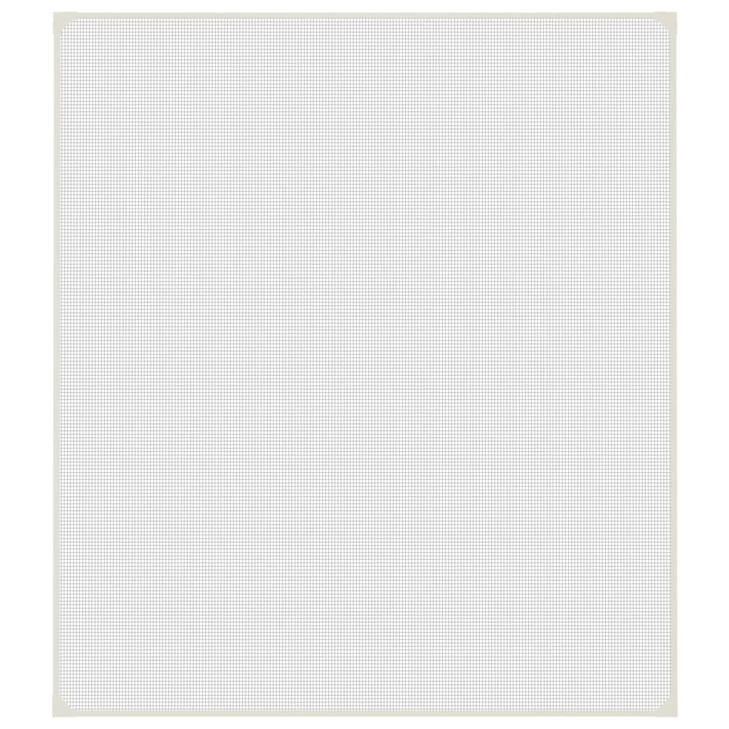 vidaXL Moustiquaire magnétique pour fenêtres blanc 130x150 cm