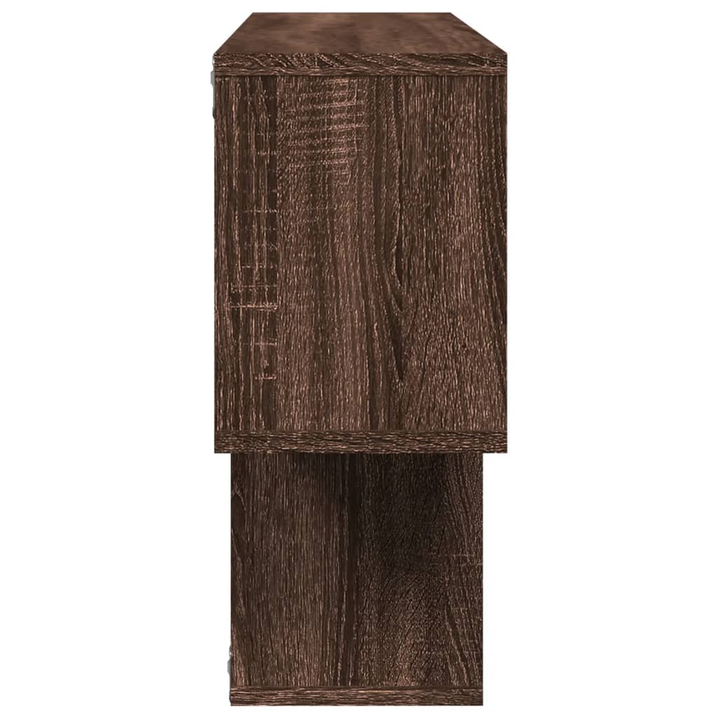 vidaXL Étagère murale chêne marron 100x20x53 cm bois d'ingénierie