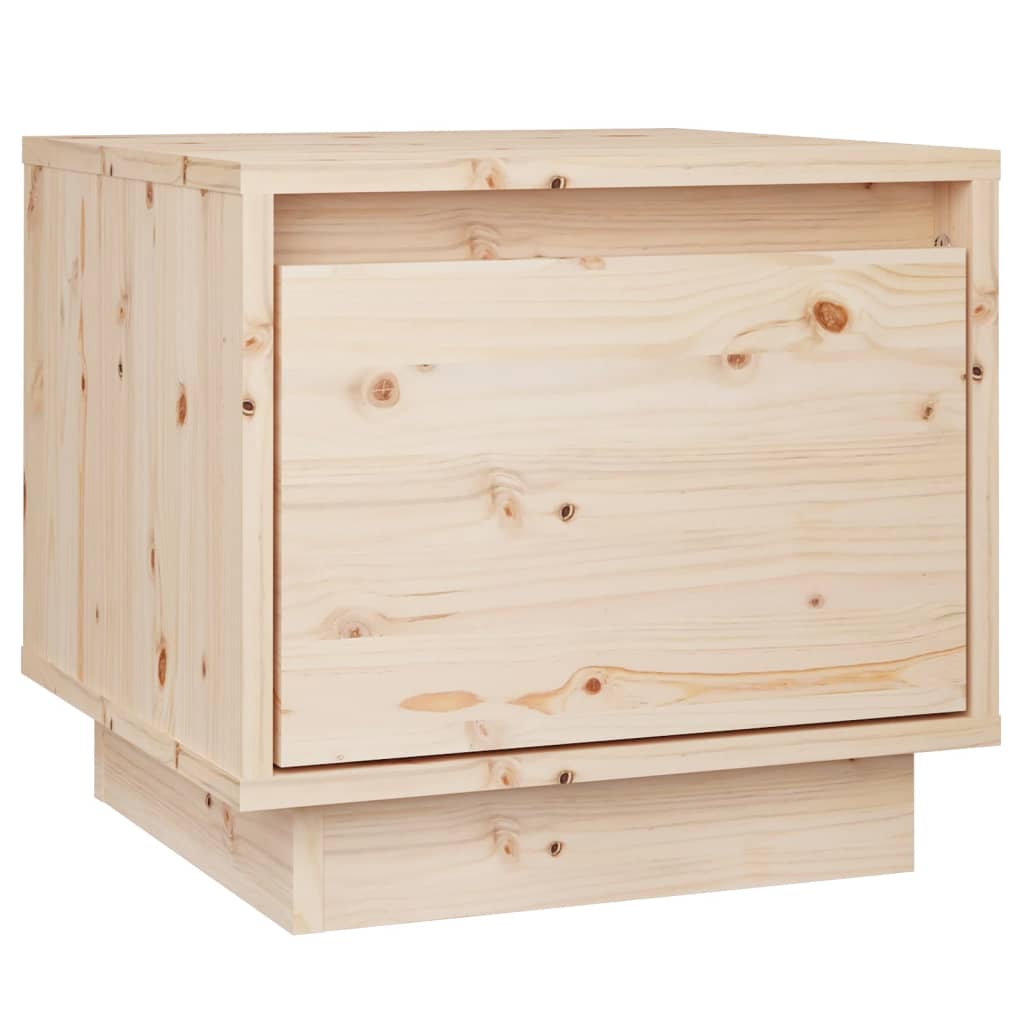 vidaXL Tables de chevet 2 pcs 35x34x32 cm Bois de pin solide