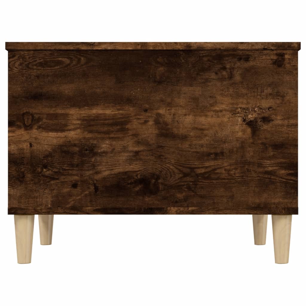 vidaXL Table basse Chêne fumé 60x44,5x45 cm Bois d'ingénierie