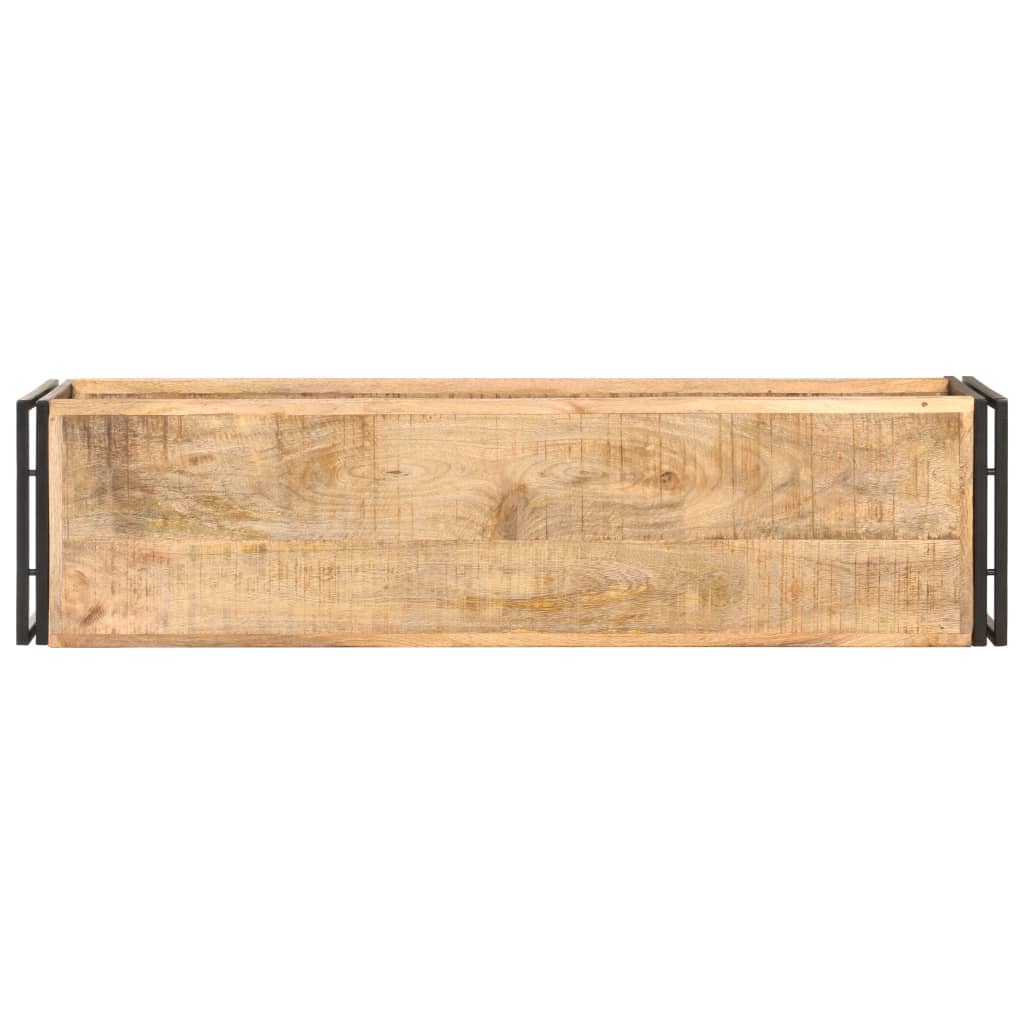 vidaXL Meuble TV 120x30x40 cm Bois de manguier brut