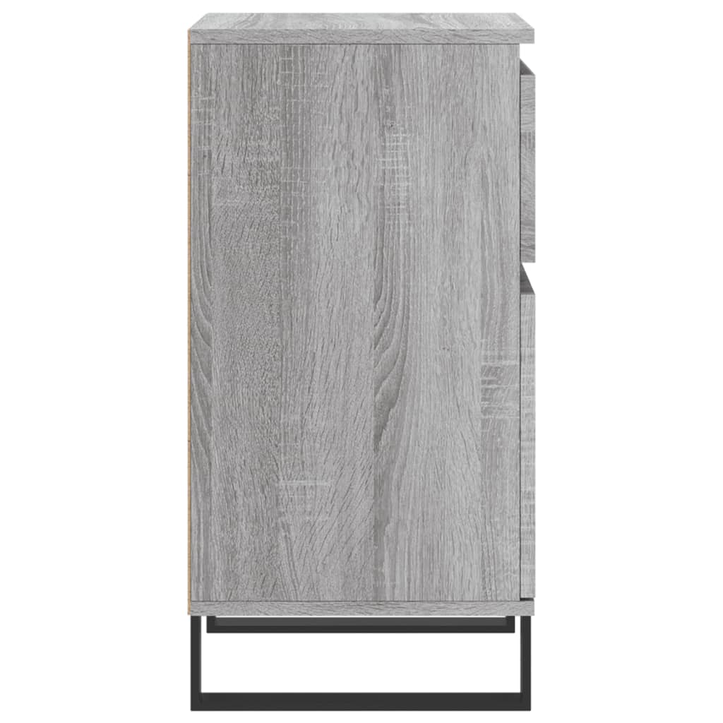 vidaXL Buffet sonoma gris 40x35x70 cm bois d'ingénierie