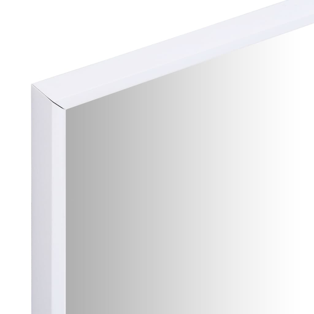 vidaXL Miroir Blanc 100x60 cm