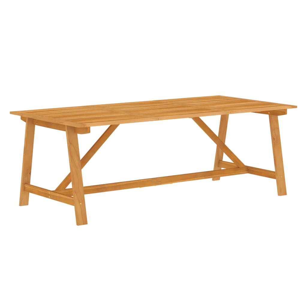 vidaXL Ensemble à manger de jardin 9 pcs Bois d'acacia solide