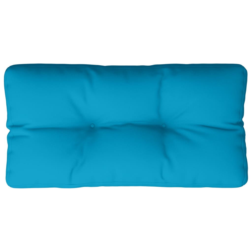 vidaXL Coussin de palette bleu clair 70x40x12 cm tissu