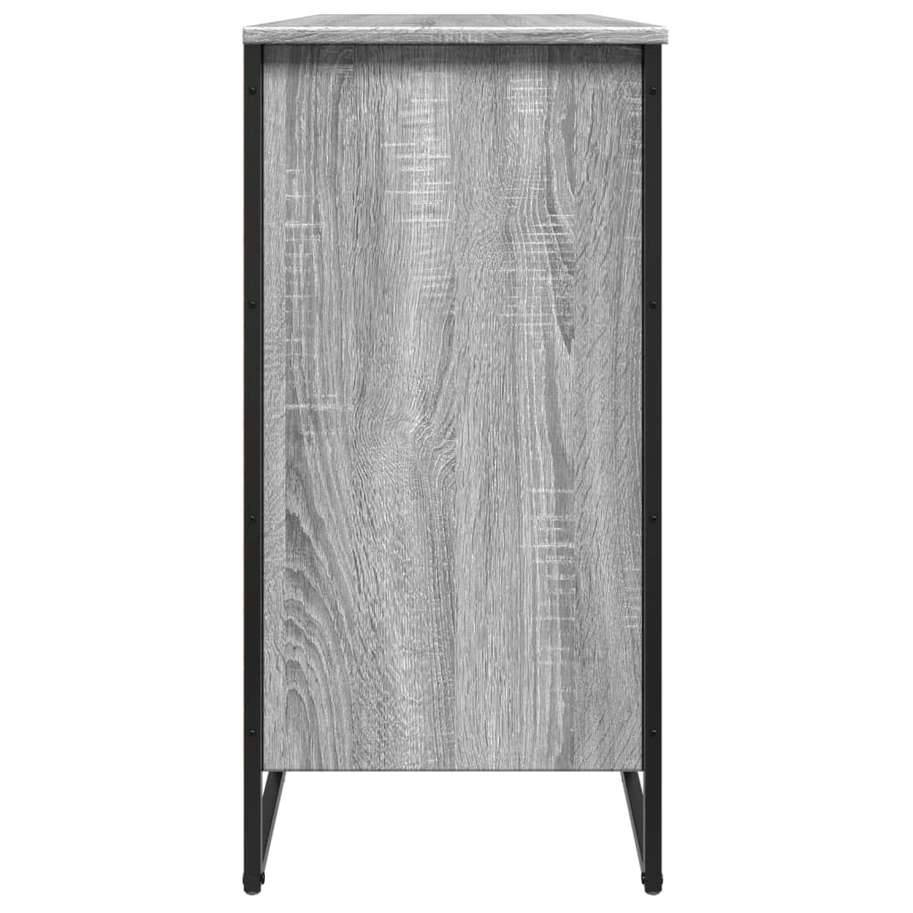 vidaXL Armoire à chaussures sonoma gris 80x38x78 cm bois d'ingénierie