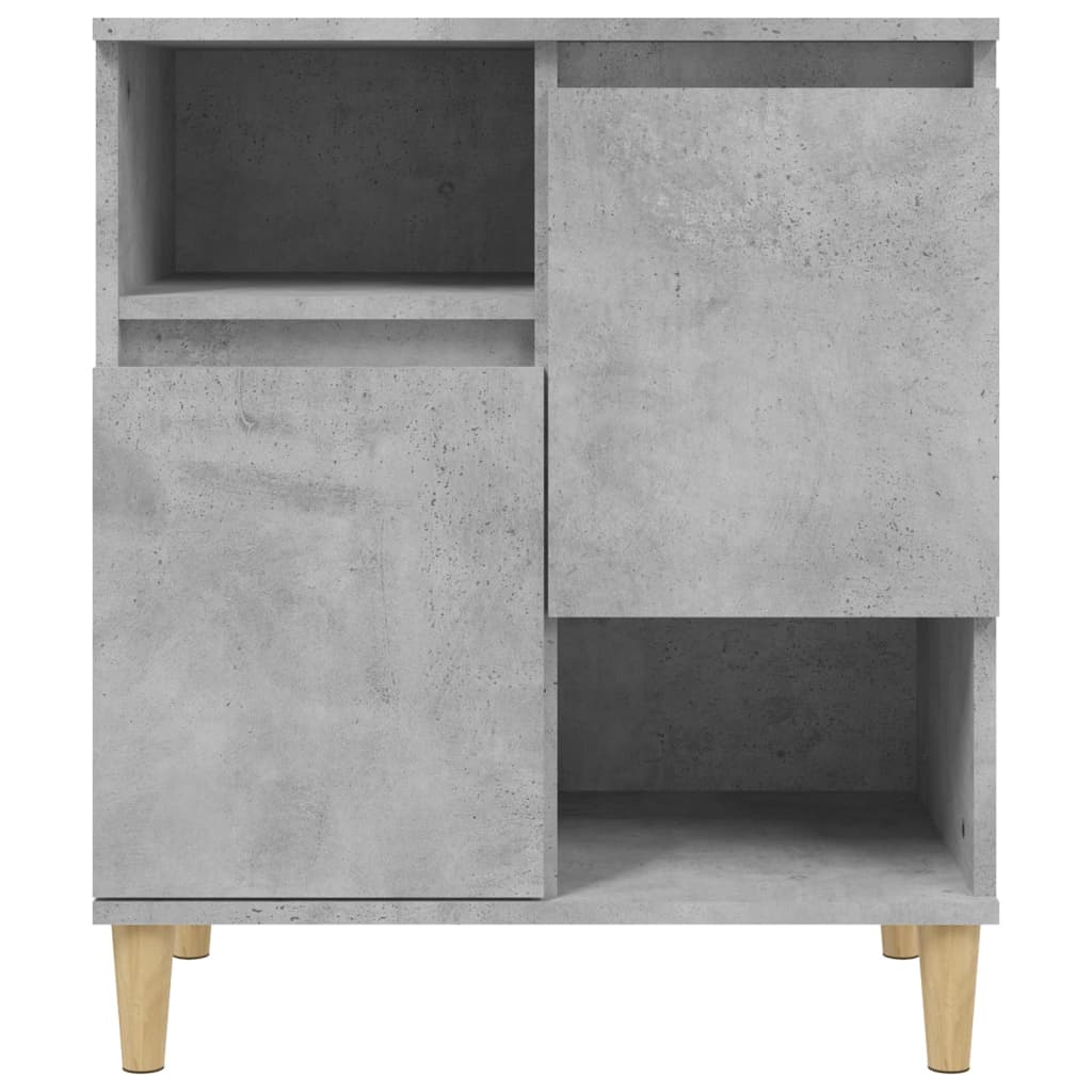 vidaXL Buffet Gris béton 60x35x70 cm Bois d'ingénierie