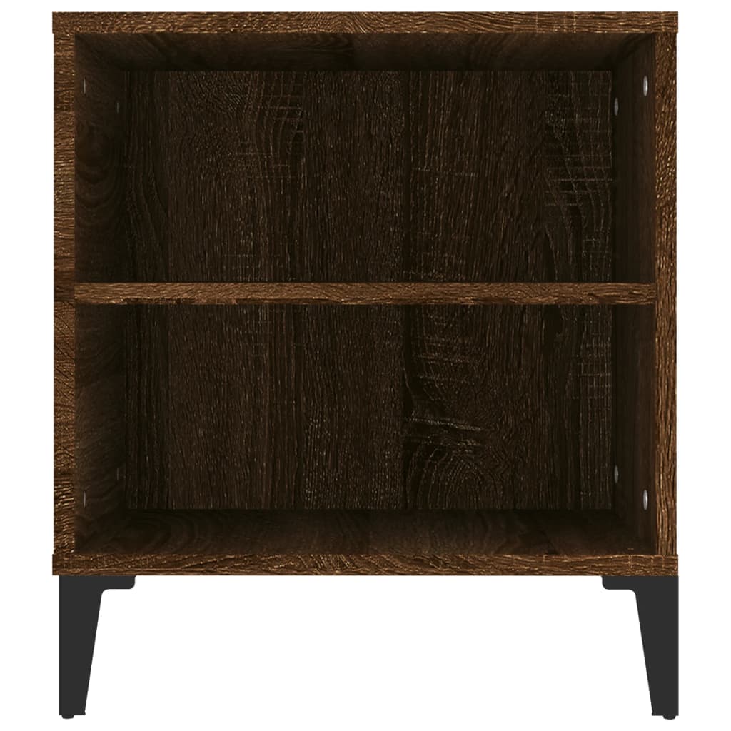 vidaXL Meuble TV Chêne marron 102x44,5x50 cm Bois d'ingénierie