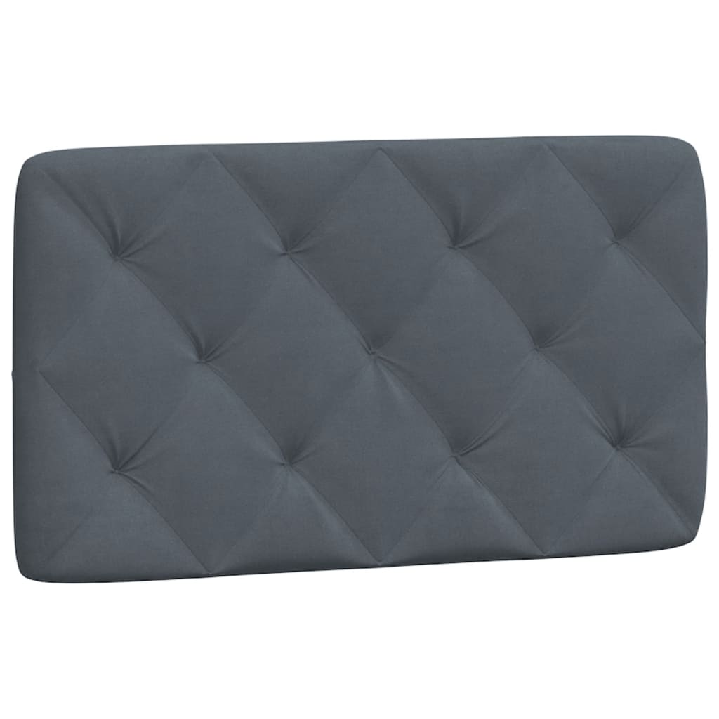 vidaXL Cadre de lit sans matelas gris foncé 80x200 cm velours