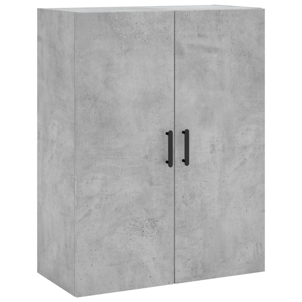 vidaXL Armoire murale gris béton 69,5x34x90 cm