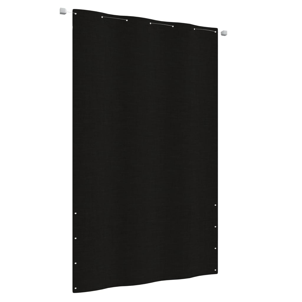 vidaXL Écran de balcon Noir 140x240 cm Tissu Oxford