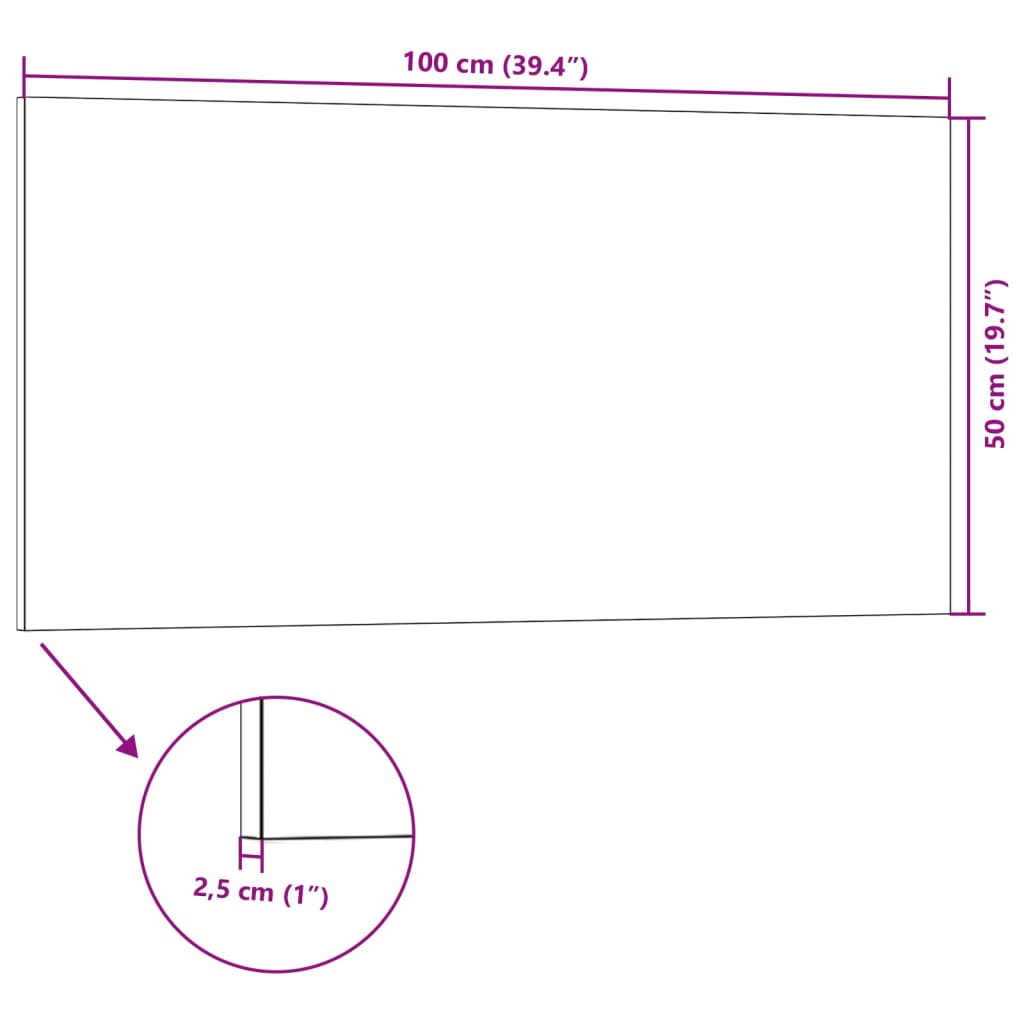 vidaXL Panneaux muraux 3D 5 pcs marron 100x50 cm EPS