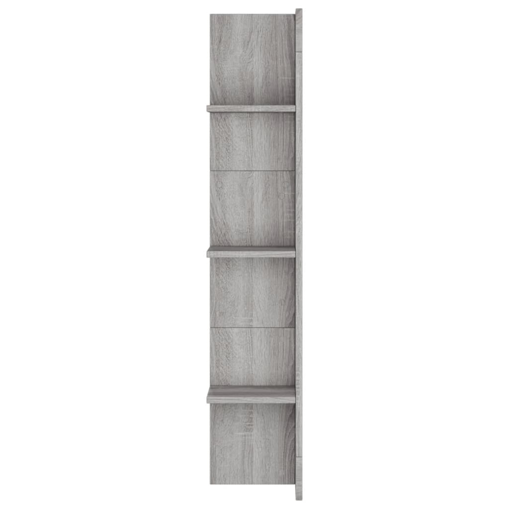 vidaXL Meuble TV sonoma gris 152x22x113 cm bois d'ingénierie