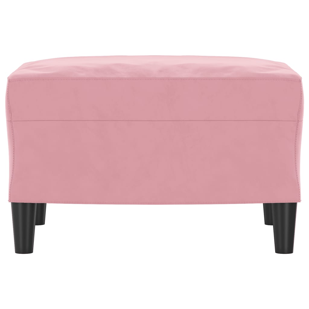 vidaXL Repose-pied Rose 60x50x41 cm Velours