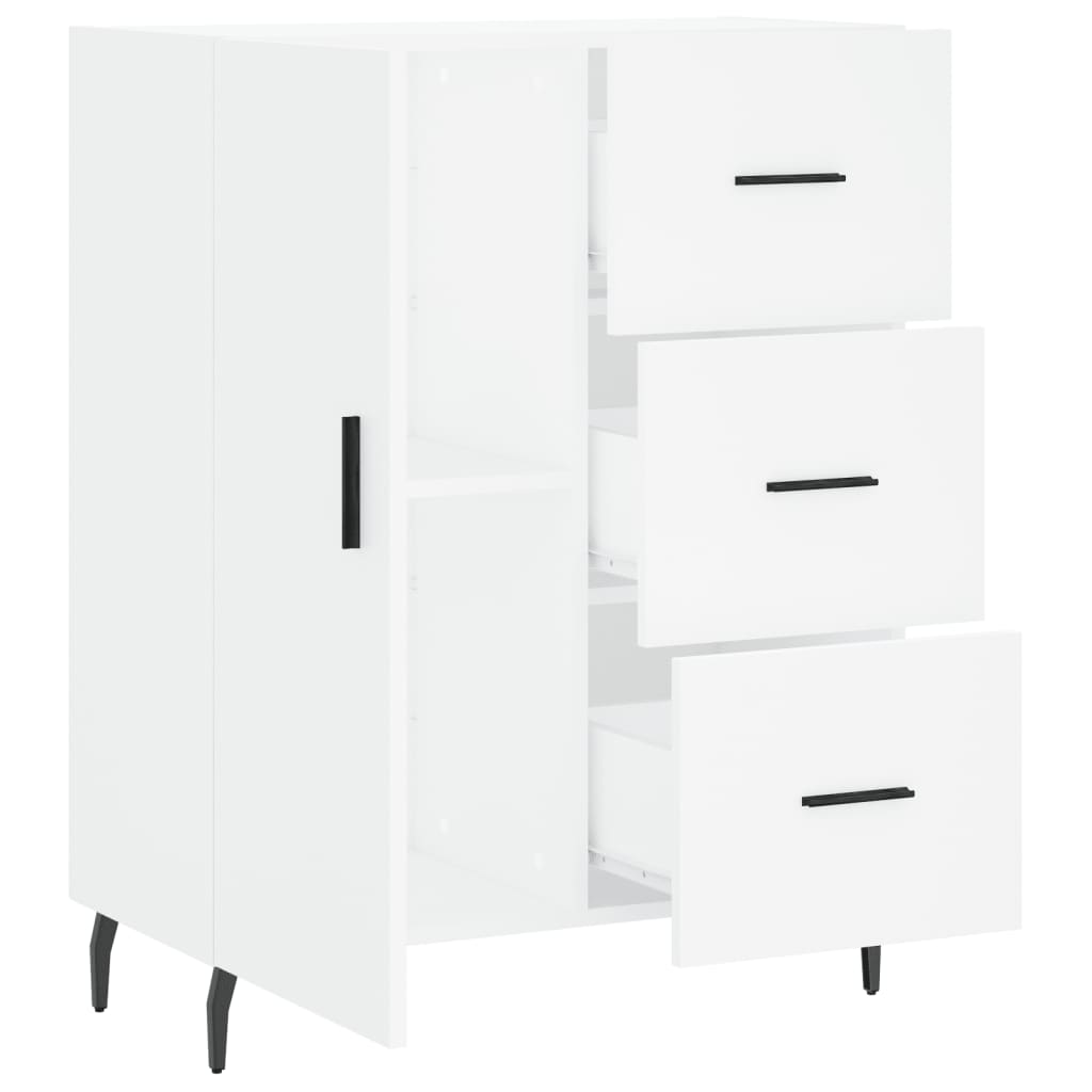 vidaXL Buffet blanc 69,5x34x90 cm bois d'ingénierie