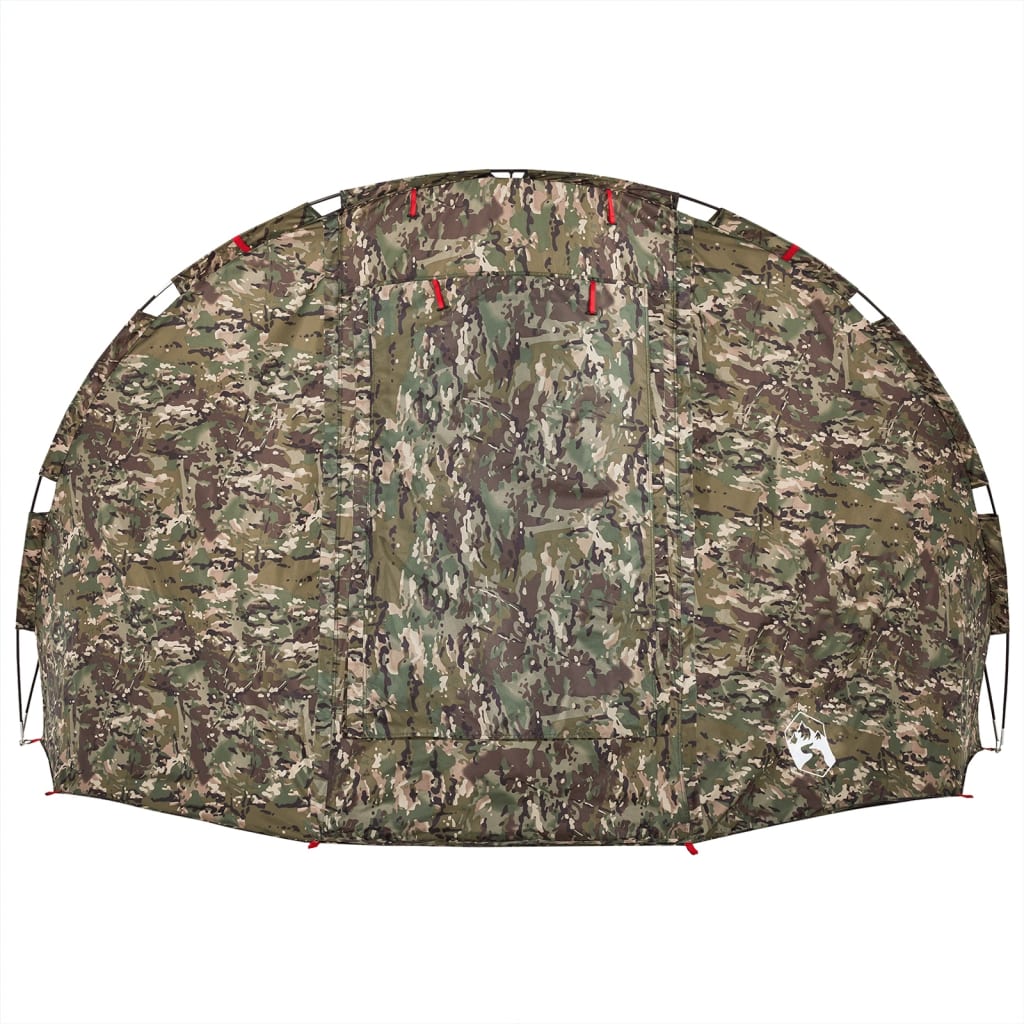 vidaXL Tente de pêche 5 personnes camouflage imperméable