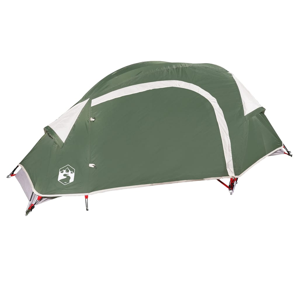 vidaXL Tente de camping à dôme 1 personne vert imperméable