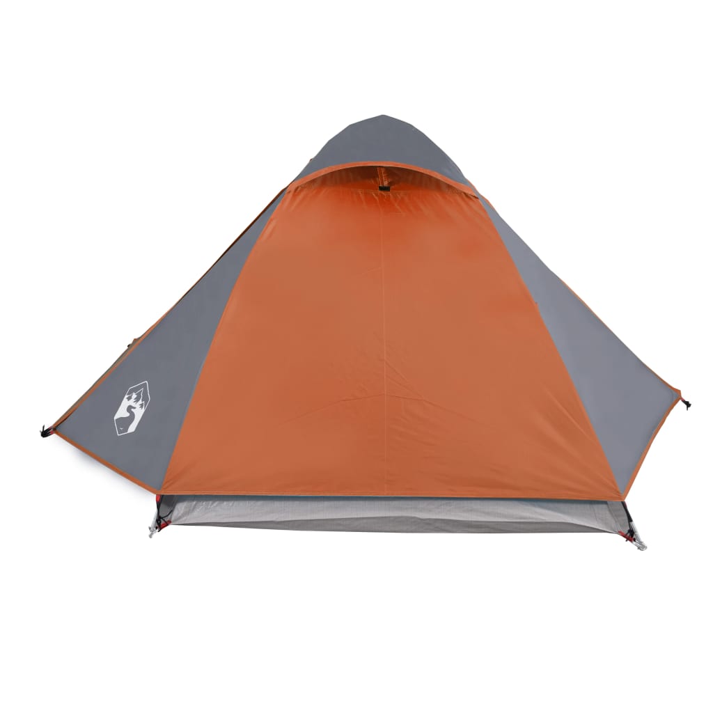 vidaXL Tente de camping à dôme 2 personnes orange imperméable