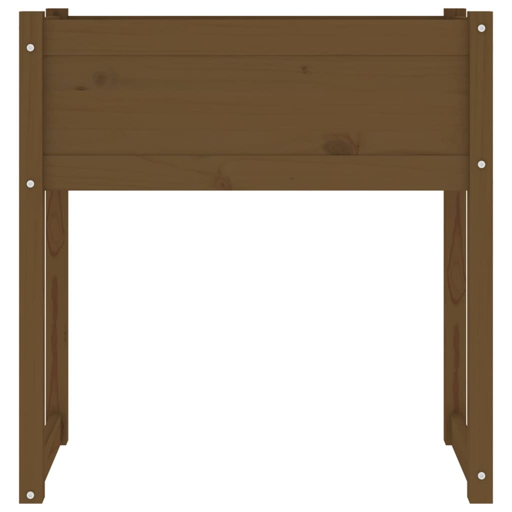 vidaXL Jardinière Marron miel 78x40x81 cm Bois massif de pin