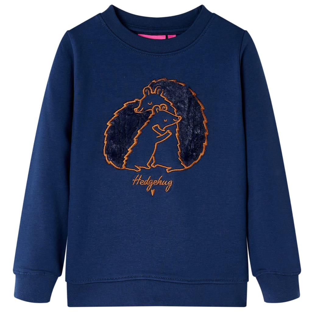 Sweatshirt pour enfants bleu marine 140