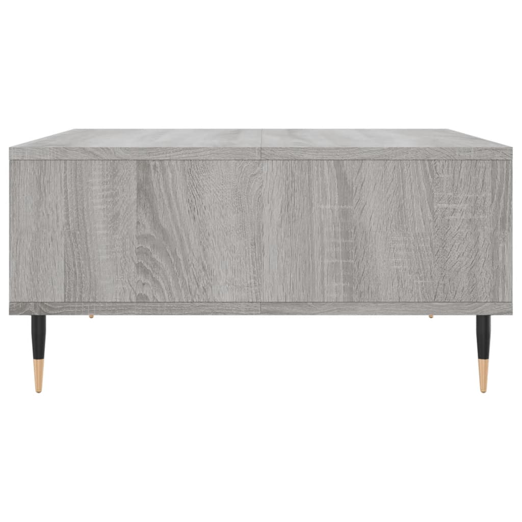 vidaXL Table basse sonoma gris 60x60x30 cm bois d'ingénierie