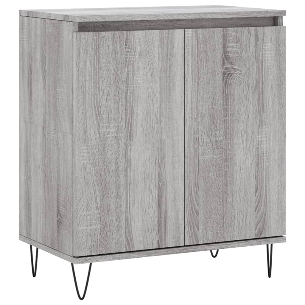 vidaXL Buffet Sonoma gris 60x35x70 cm Bois d'ingénierie