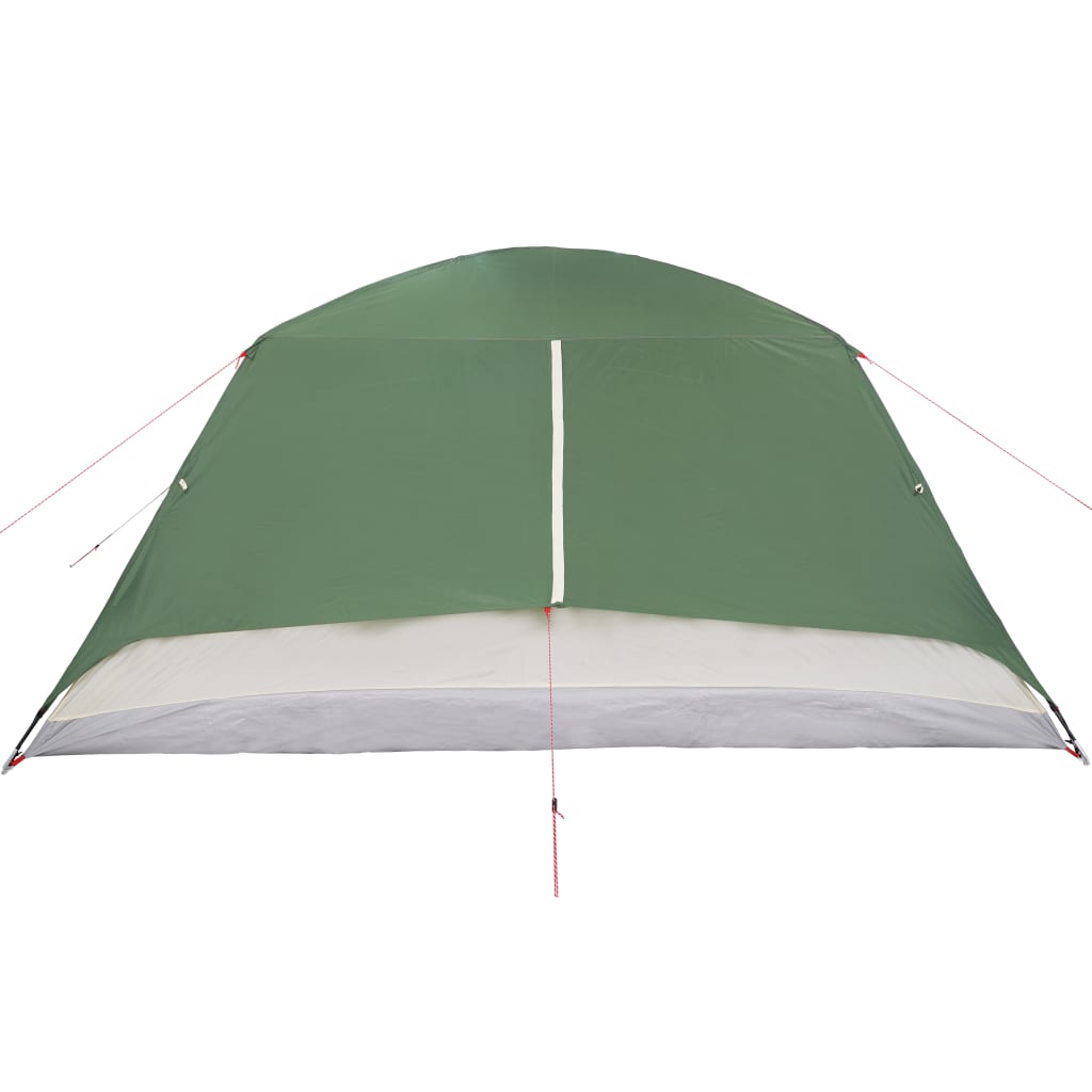 vidaXL Tente de camping avec porche 4 personnes vert imperméable