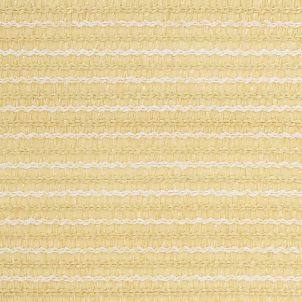 vidaXL Tapis de tente beige 250x250 cm PEHD