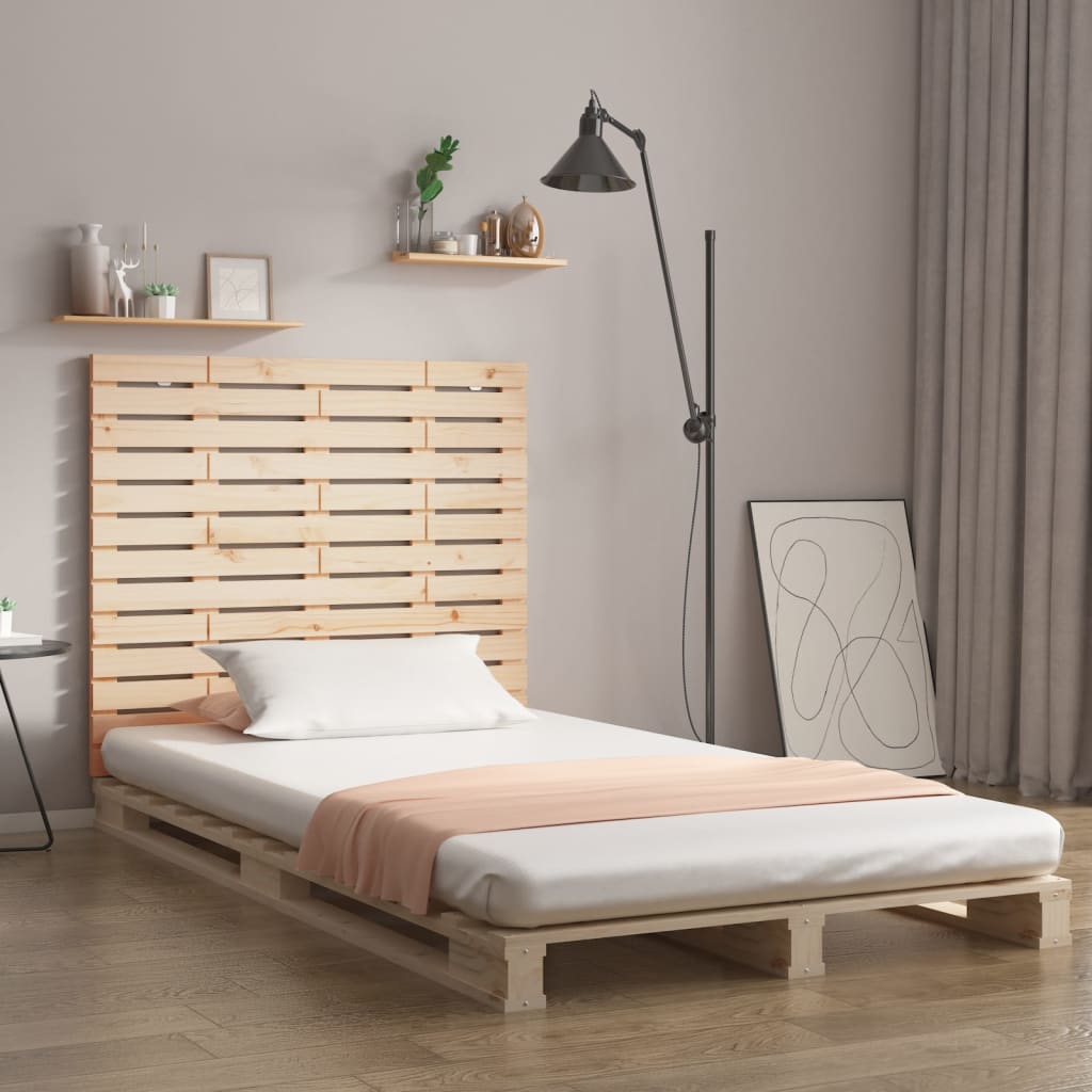 vidaXL Tête de lit murale 126x3x91,5 cm Bois massif de pin