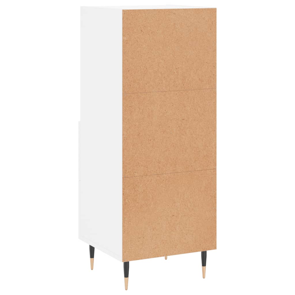 vidaXL Buffet blanc 34,5x34x90 cm bois d'ingénierie