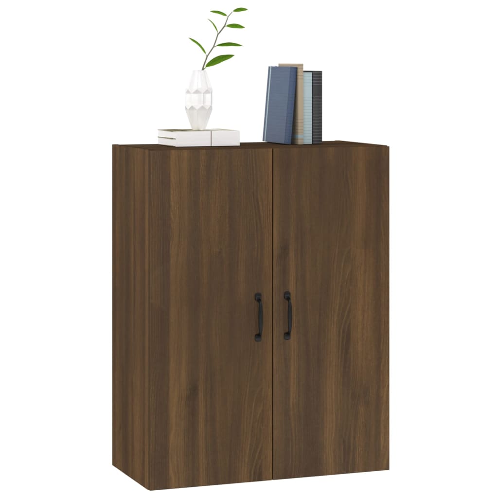 vidaXL Armoire suspendue Chêne marron 69,5x34x90 cm Bois d'ingénierie