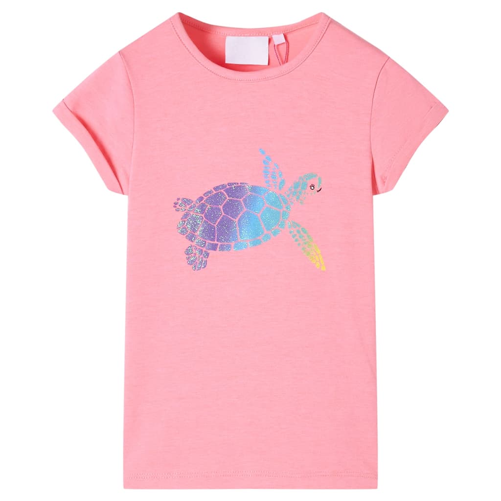 T-shirt pour enfants rose vif 140