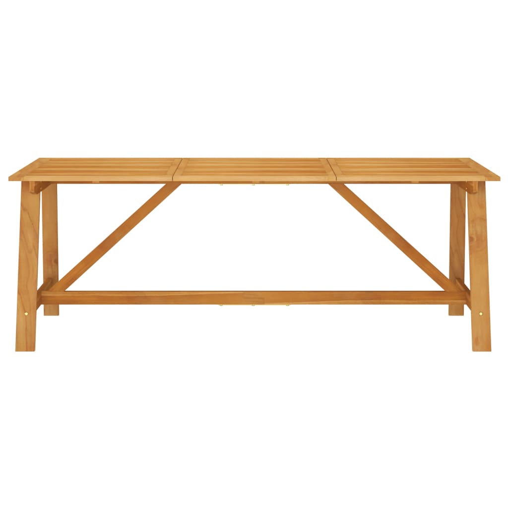 vidaXL Ensemble à manger de jardin 7 pcs Bois d'acacia solide