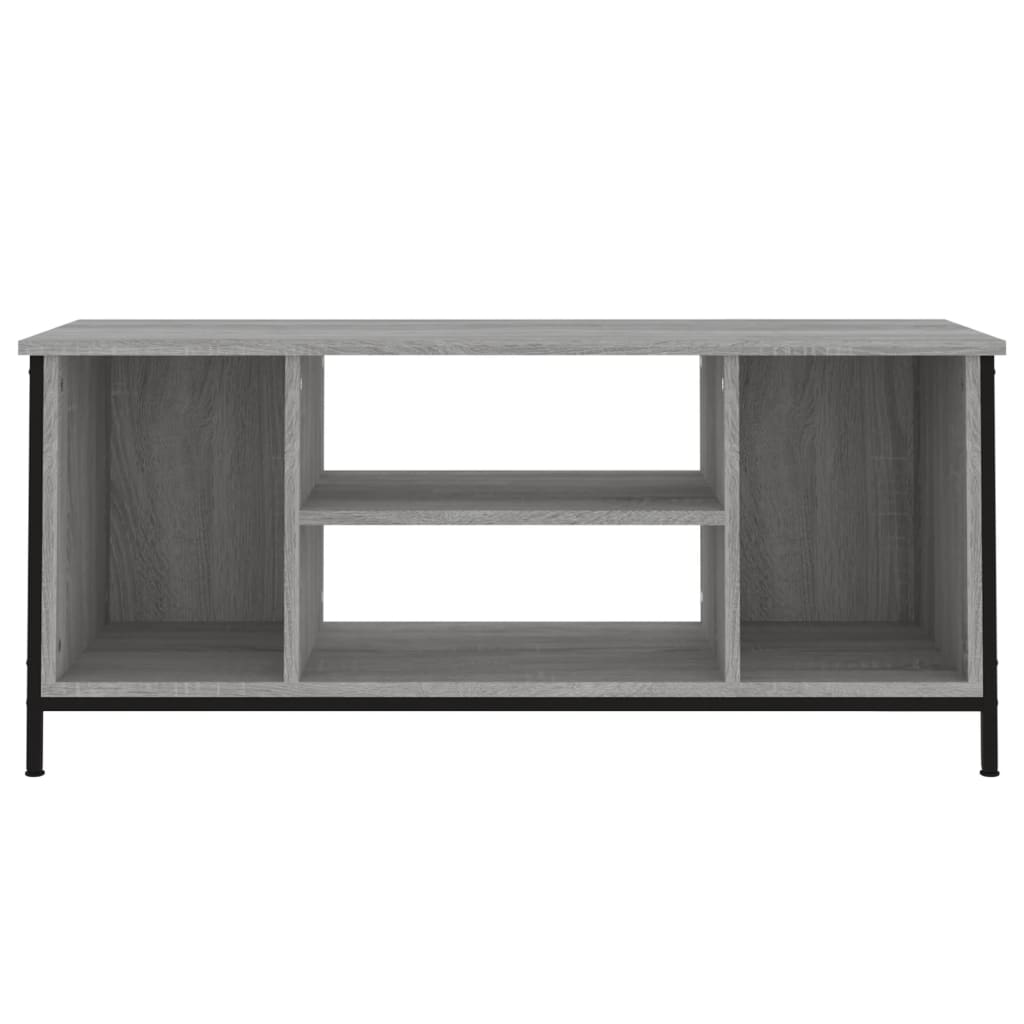 vidaXL Meuble TV sonoma gris 102x35x45 cm bois d'ingénierie