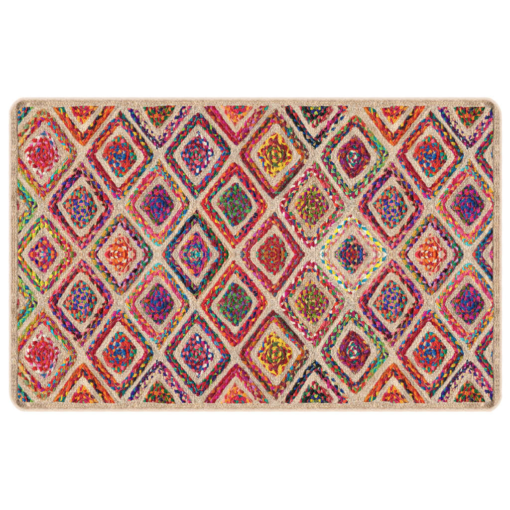 vidaXL Tapis lavable multicolore 190x300 cm antidérapant