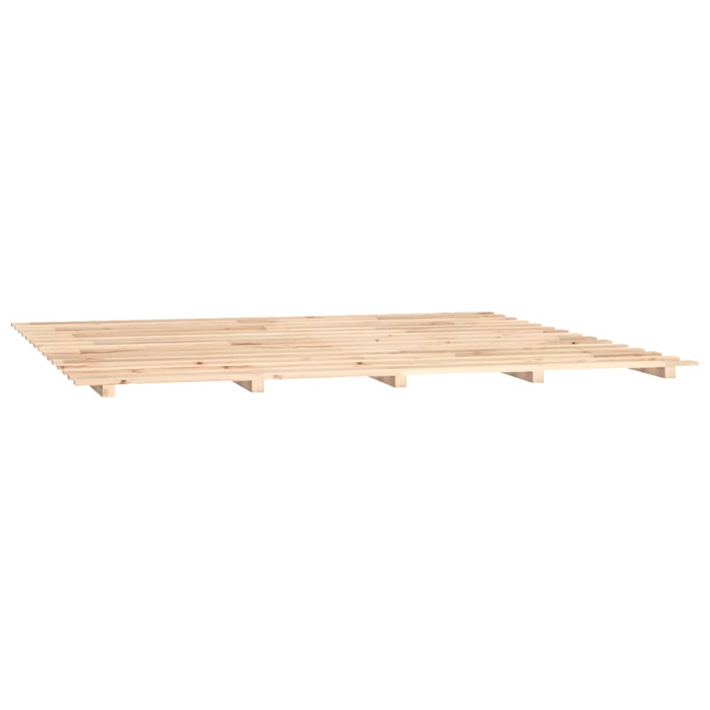 vidaXL Cadre de lit sans matelas 200x200 cm bois massif de pin