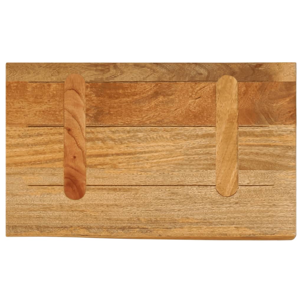 vidaXL Dessus de table à bord vivant 50x20x3,8 cm bois massif manguier