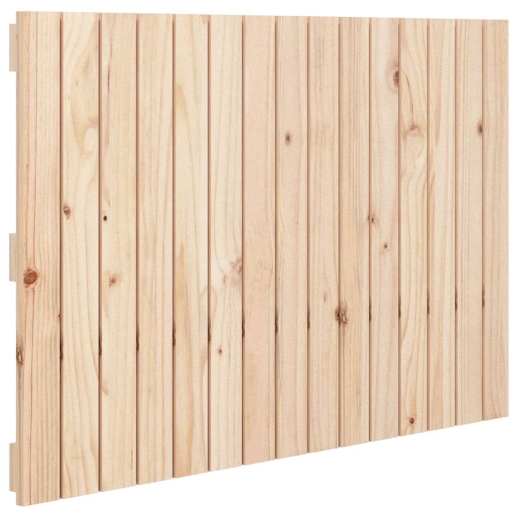 vidaXL Tête de lit murale 95,5x3x60 cm Bois massif de pin