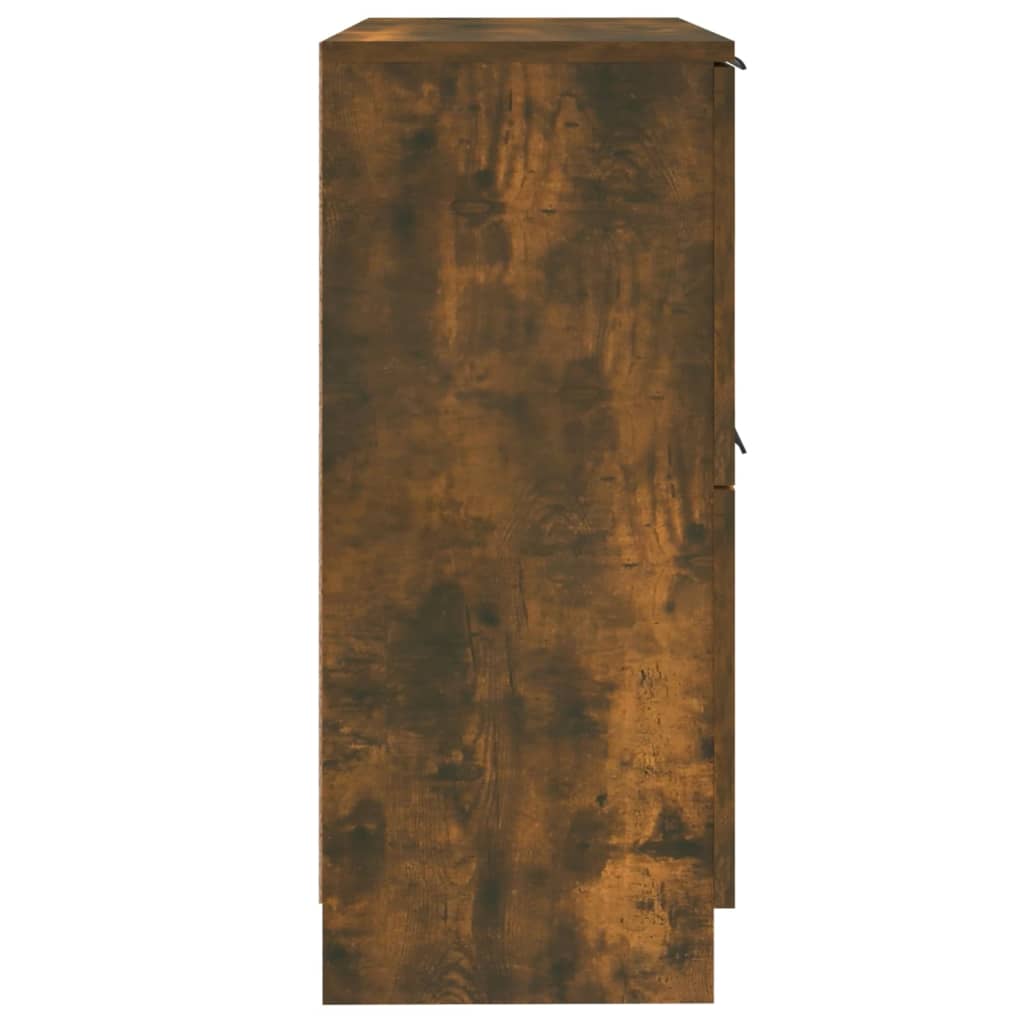 vidaXL Buffet Chêne fumé 30x30x70 cm Bois d'ingénierie