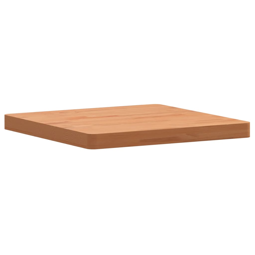 vidaXL Dessus de table 50x50x4 cm carré bois massif de hêtre