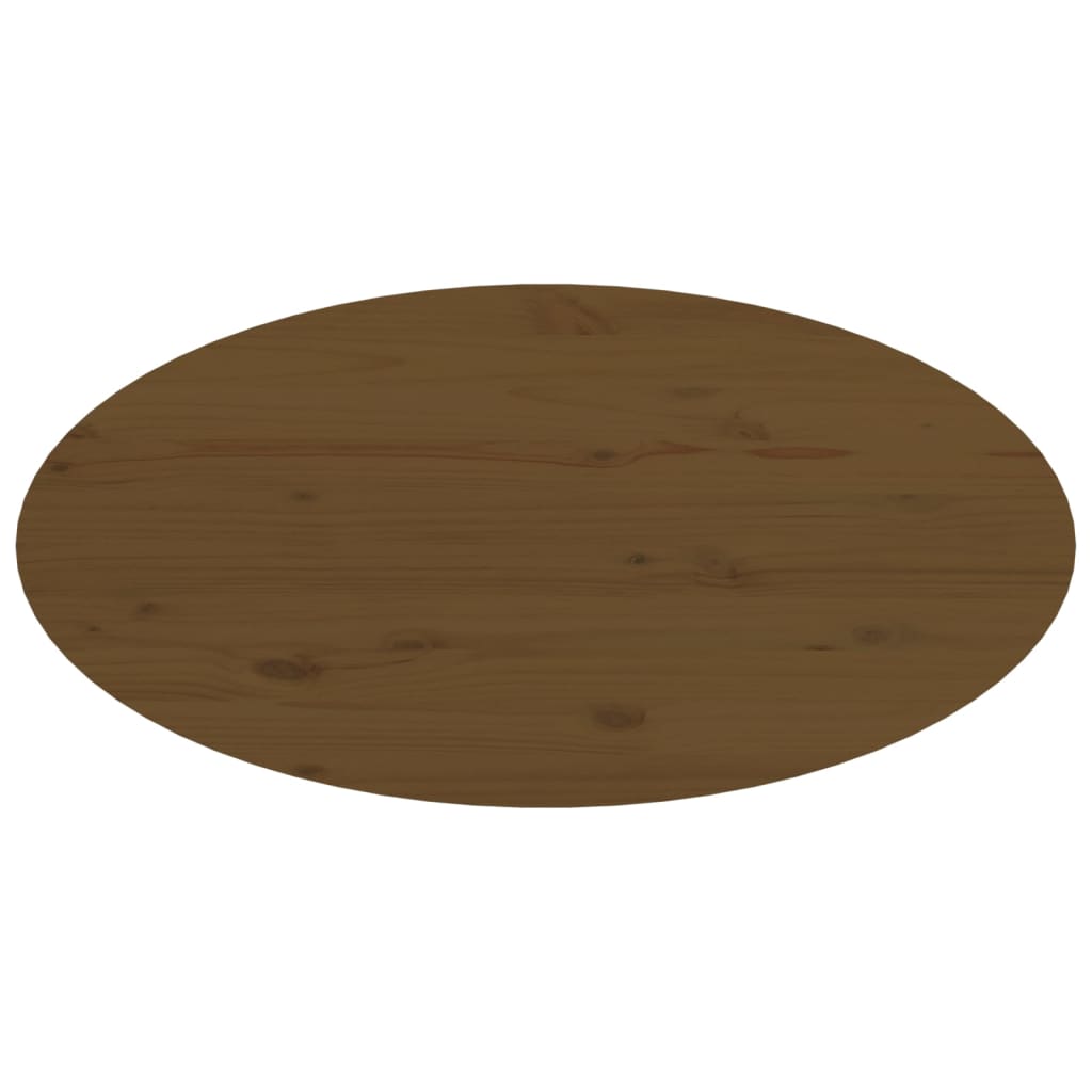 vidaXL Table basse Marron miel 80x40x35 cm Bois massif de pin