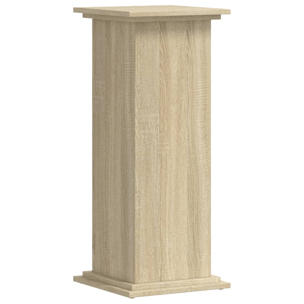 vidaXL Support pour plantes chêne sonoma 33x33x80 cm bois d'ingénierie