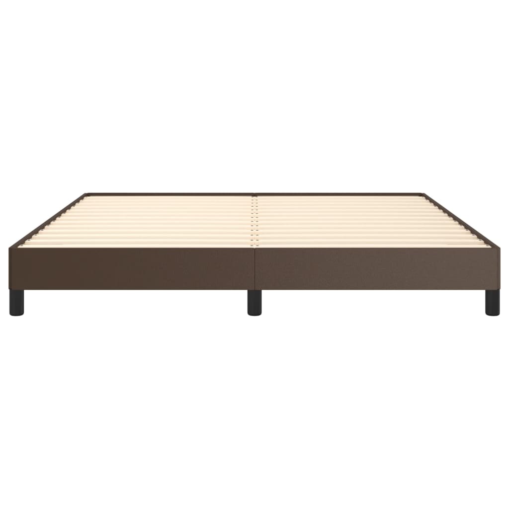 vidaXL Cadre de lit sans matelas marron 180x200 cm similicuir