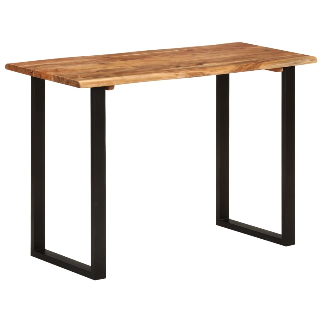 vidaXL Table à dîner 110x50x76 cm Bois d'acacia solide