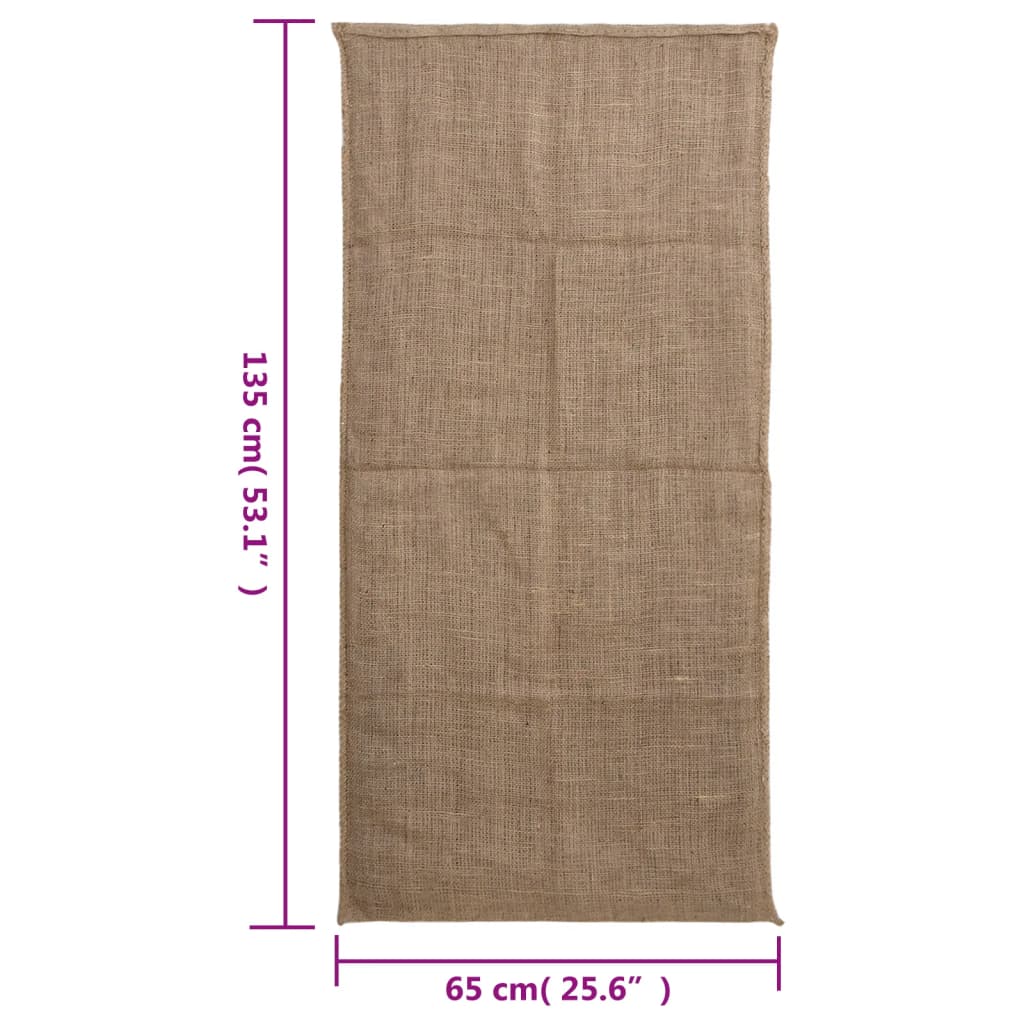 vidaXL Sacs en jute 30 pcs 65x135 cm 100 % jute 220 g/m²