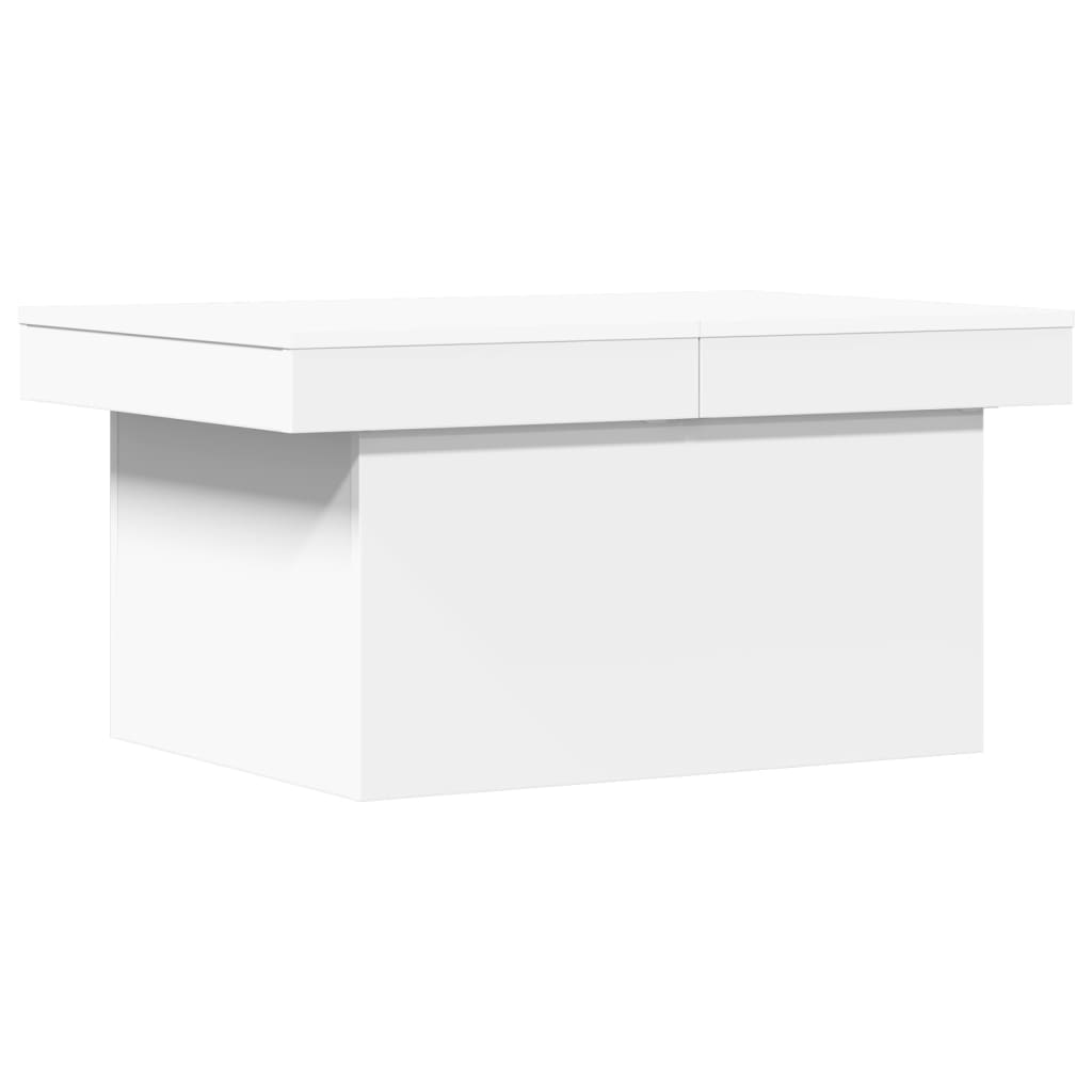 vidaXL Table basse blanc 100x55x40 cm bois d'ingénierie