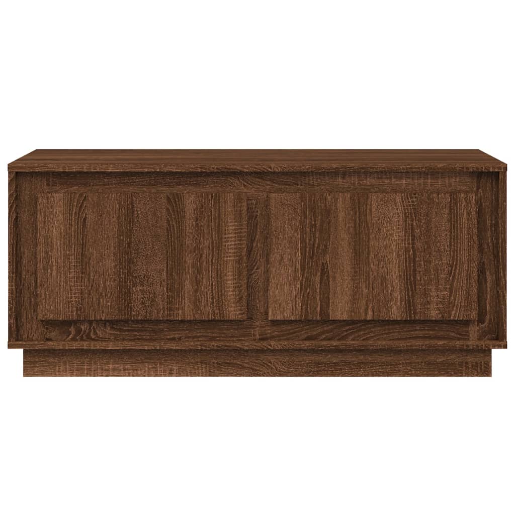 vidaXL Table basse chêne marron 102x50x44 cm bois d'ingénierie